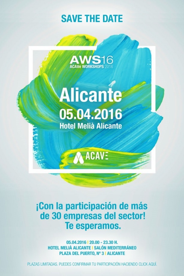 Cartel Save the date ACAVe Workshop 2016